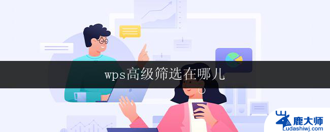 wps高级筛选在哪儿 wps高级筛选在excel中的应用方法