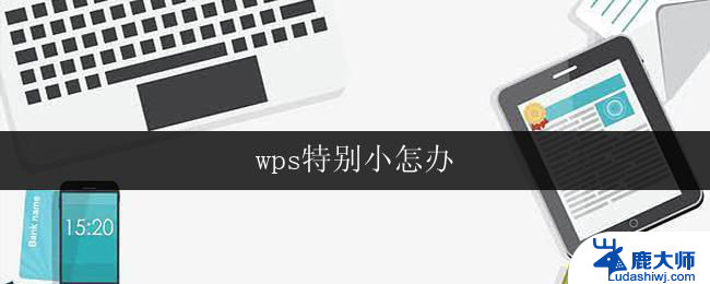 wps特别小怎办 wps特别小怎么调整字体大小