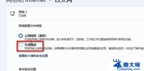 win11公用网络怎么改成专用网络 没有 Win11如何将公用网络设置为专用