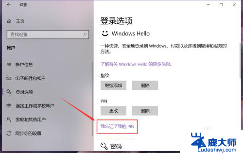 win10怎么修改pin密码 win10系统电脑PIN码忘记如何重置