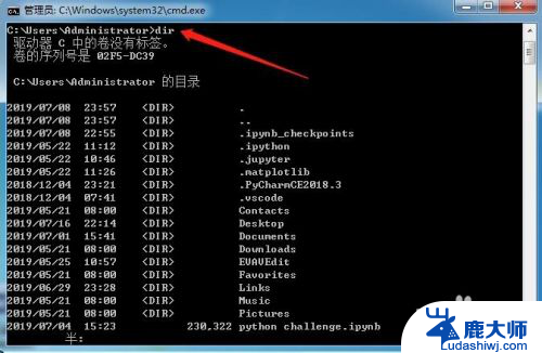 cmd命令查看文件 CMD命令查看指定文件夹下文件