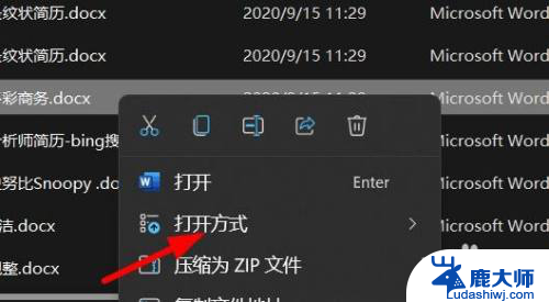 win11指定软件打开文件 如何在Windows11中选择文件的默认打开方式