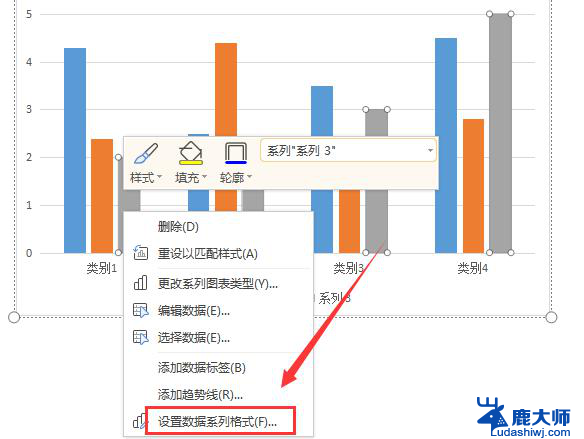 wps在哪里设置系列选项、系列重叠、分类间距 wps的系列选项、重叠和分类间距设置方法