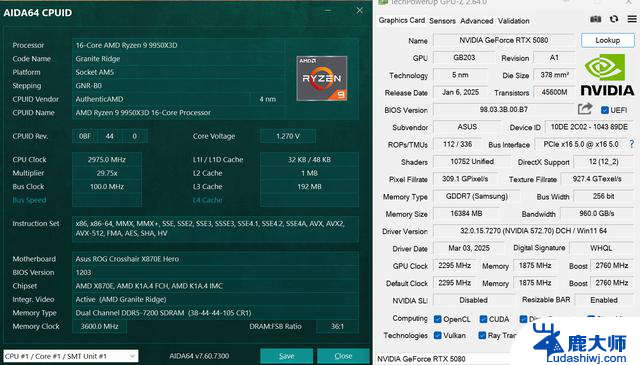旗舰显卡ROG RTX5080游戏测评：性能超群，更有实力展现不止于性能