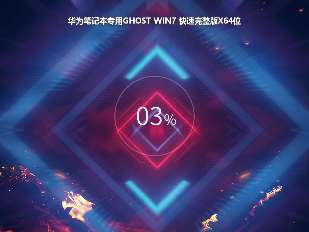 华为笔记本专用GHOST WIN7 快速完整版X64位