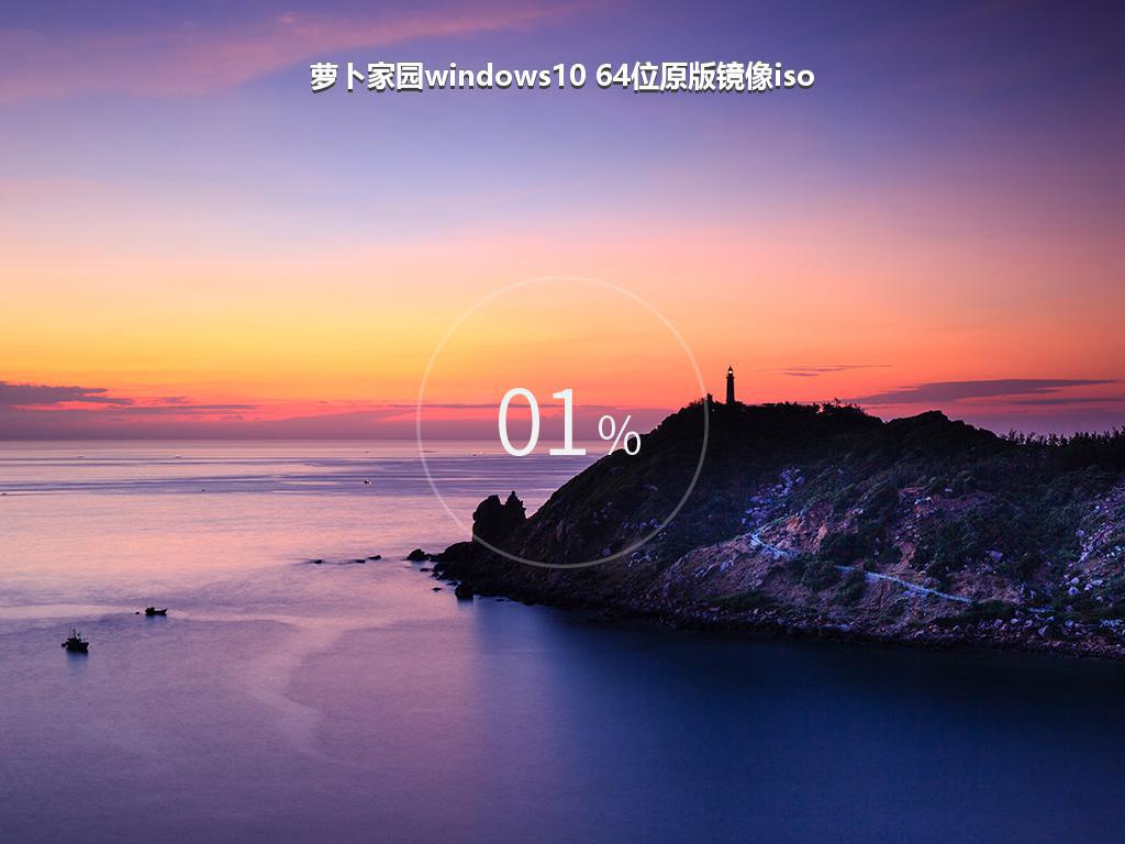 萝卜家园windows10 64位原版镜像iso