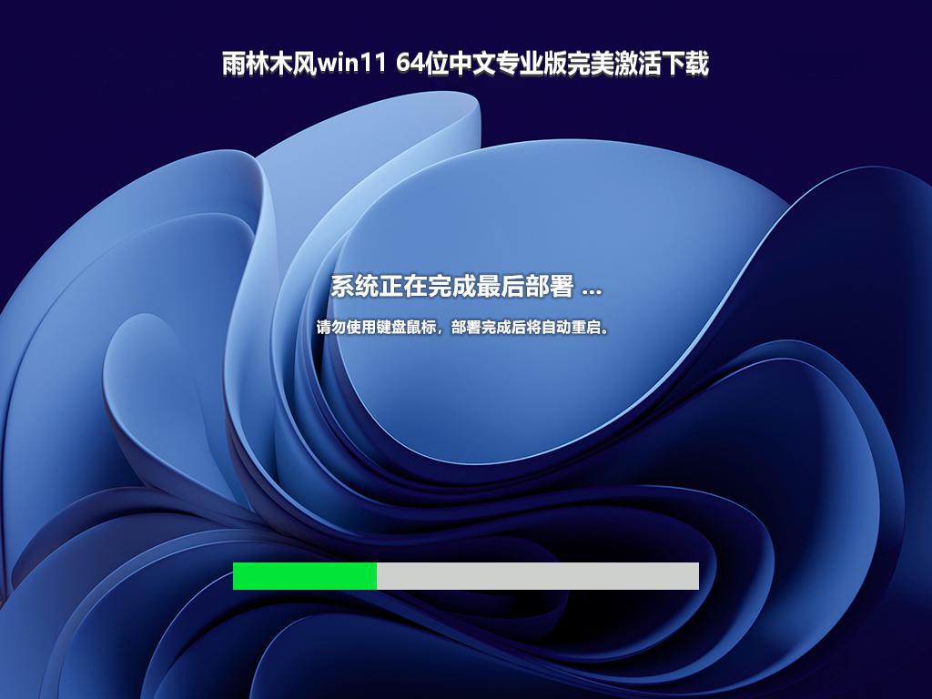 雨林木风win11 64位中文专业版完美激活下载